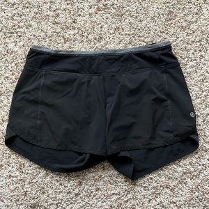Lululemon Black Athletic Shorts